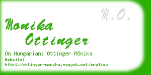 monika ottinger business card